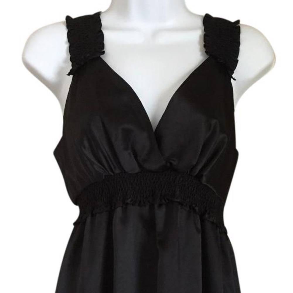 BCBG Max Azria 100% Silk Ruched Tank